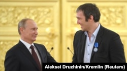Владимир Путин с Александром Овечкиным