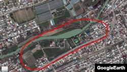 Место новой резиденции Мирзиеева на Google-картах