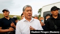 Атамбаев в селе Кой-Таш, 27 июня 2019 года