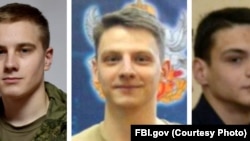 Хакеры ГРУ Боровков, Денисенко и Голошубов. Всем троим нет и 30 лет. Фото ФБР