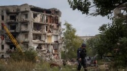 Город Изюм в Харьковской области после освобождения от российской оккупации 