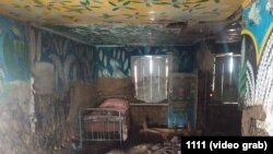 Поврежденный дом-музей художницы Полины Райко в Олешках Херсонской области