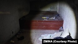 Камера в Херсонском СИЗО, где содержали незаконно задержанных