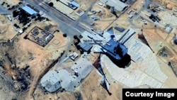 Снимок стартового комплекса 31/6 после аварии